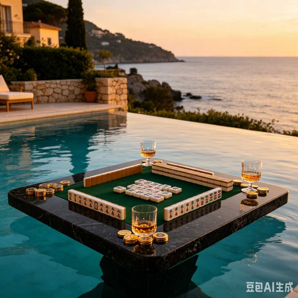 hotel room mahjong set
