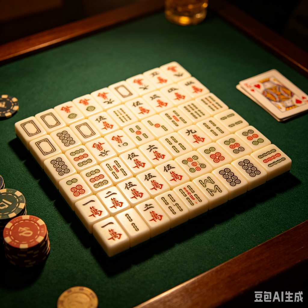 hand carved mahjong tiles